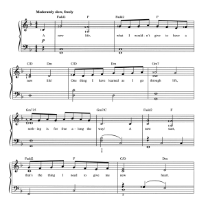 Frank Wildhorn A New Life Musik Noten - Easy Piano - 160064-0