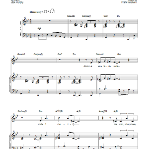 Frank Wildhorn A Nice Little Walk Musik Noten - Piano, Vocal & Guitar Chords - 88207-0