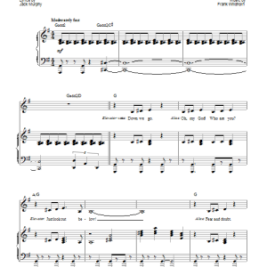 Frank Wildhorn Down The Rabbit Hole Musik Noten - Piano, Vocal & Guitar Chords - 88217-0