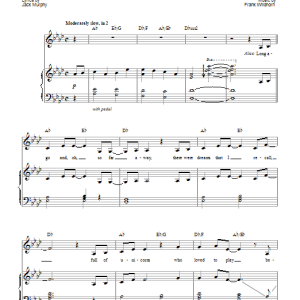 Frank Wildhorn Once More I Can See Musik Noten - Piano, Vocal & Guitar Chords - 88216-0