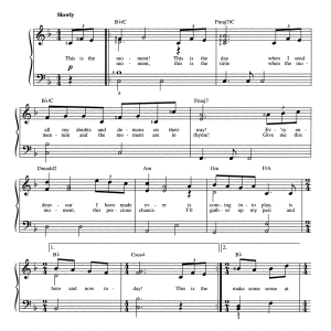 Frank Wildhorn This Is The Moment Musik Noten - Easy Piano - 160511-0