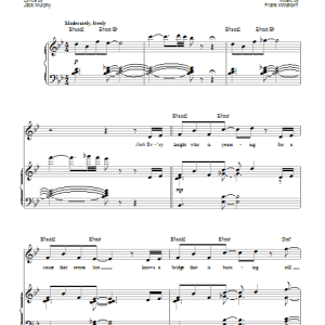 Frank Wildhorn Together Musik Noten - Piano, Vocal & Guitar Chords - 88205-0