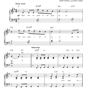 Frankie Valli & The Four Seasons Let's Hang On Musik Noten - Easy Piano - 19611-0