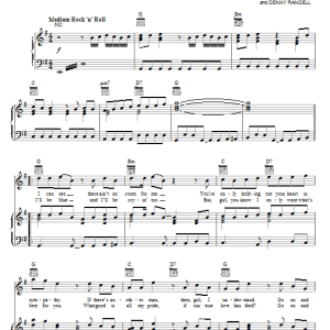Frankie Valli & The Four Seasons Opus 17 (Don't Worry 'Bout Me) Musik Noten - Piano, Vocal & Guitar Chords - 54713-0
