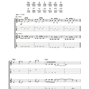 Franz Ferdinand I'm Your Villain Musik Noten - Guitar Tab - 33636-0