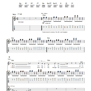 Franz Ferdinand This Fire Musik Noten - Guitar Tab - 105261-0