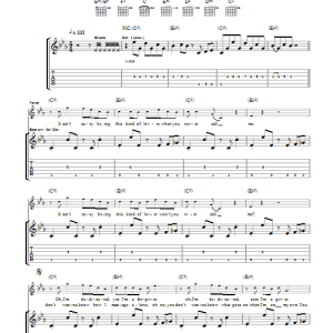 Franz Ferdinand Turn It On Musik Noten - Guitar Tab - 45536-0