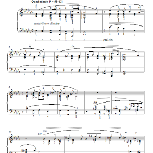 Franz Liszt Consolation No. 4 Musik Noten - Piano Solo - 86965-0