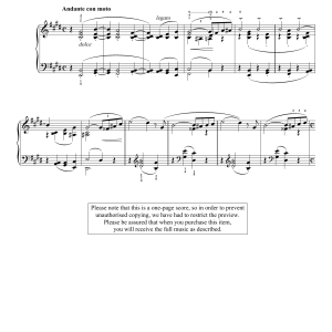 Franz Liszt Consolation No.1 Musik Noten - Piano Solo - 119513-0