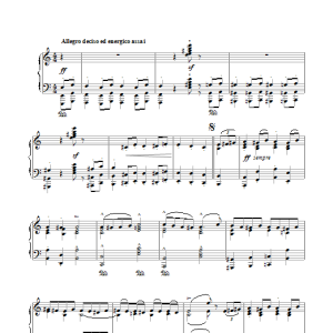 Franz Liszt Rakoczy March Musik Noten - Piano Solo - 111618-0