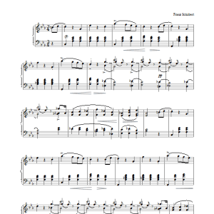 Franz Schubert Diabelli Variation Musik Noten - Piano Solo - 26592-0