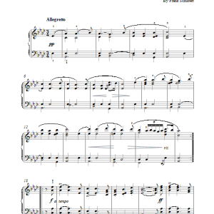 Franz Schubert Impromptu In Ab Musik Noten - Piano Solo - 17161-0