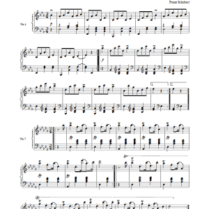 Franz Schubert Ländler, Op. 18 Musik Noten - Piano Solo - 26604-0