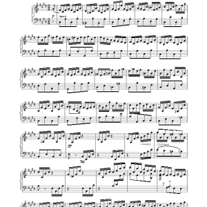Franz Schubert Moments Musicaux, No.4 (excerpt), Op.94 Musik Noten - Piano Solo - 26610-0