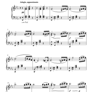 Franz Schubert Nocturne in E-flat Major, Op. 148, D. 897 Musik Noten - Piano Solo - 26613-0
