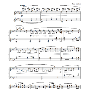 Franz Schubert The Lord Is My Shepherd Musik Noten - Piano Solo - 26619-0
