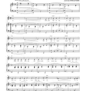 Franz Waxman Lisa Musik Noten - Piano, Vocal & Guitar Chords - 175061-0