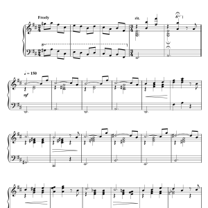 Franz Waxman Rebecca (Main Theme/Hotel Lobby) Musik Noten - Piano Solo - 111617-0