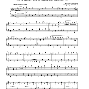 Franz Waxman The Adventures Of Huckleberry Finn Musik Noten - Piano Solo - 175057-0