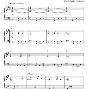 Franz X. Gruber Silent Night [Jazz version] (arr. Brent Edstrom) Musik Noten - Piano Solo - 161353-0