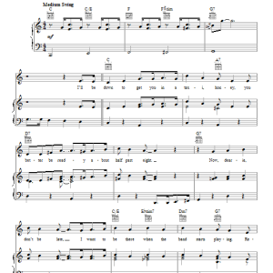 Fred Astaire & Ginger Rogers The Darktown Strutters' Ball Musik Noten - Piano, Vocal & Guitar Chords - 16543-0