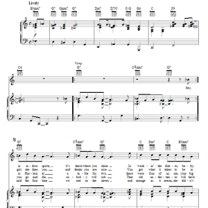Fred Fisher Your Feet's Too Big Musik Noten - Piano, Vocal & Guitar Chords - 69873-0