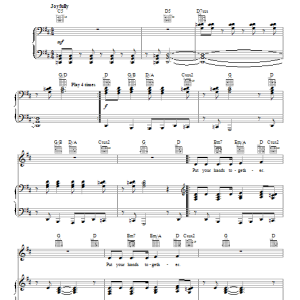 Fred Hammond and Natalie Wilson Put Your Hands Together Musik Noten - Piano, Vocal & Guitar Chords - 91972-0