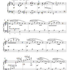Fred Kern Party Line Rag Musik Noten - Educational Piano - 94201-0