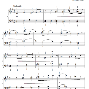 Frederic Chopin Concerto In E Minor Musik Noten - Easy Piano - 75716-0