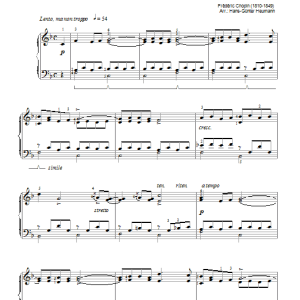 Frederic Chopin Etude In F Major, Op. 10, No. 3 (Tristesse) (arr. Hans-Gunter Heumann) Musik Noten - Piano Solo - 46178-0