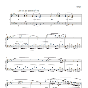 Frederic Chopin Nocturne In C# Minor Musik Noten - Piano Solo - 24399-0