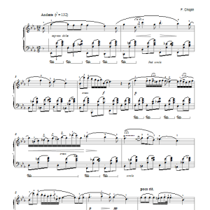 Frederic Chopin Nocturne Op. 9, No. 2 Musik Noten - Piano Solo - 24400-0