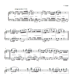 Frederic Chopin Polonaise In A Major Musik Noten - Piano Solo - 24404-0