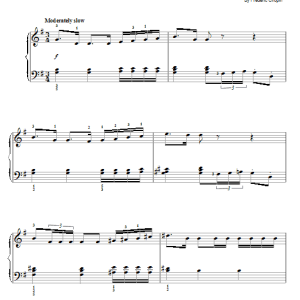 Frederic Chopin Polonaise Op. 40, No. 1 Musik Noten - Easy Piano - 75727-0