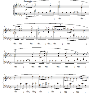 Frederic Chopin Prelude In Db Major, Op. 28, No. 15 (Raindrop) Musik Noten - Piano Solo - 21538-0