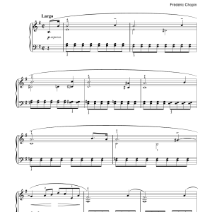 Frédéric Chopin Prelude in E Minor, Op.28, No.4 Musik Noten - Easy Piano - 37680-0