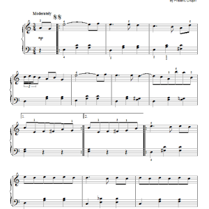Frederic Chopin Waltz No. 13, Op. 70, No. 3 Musik Noten - Easy Piano - 95953-0