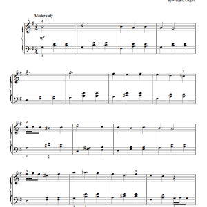 Frederic Chopin Waltz No. 2, Op. 34, No. 1 Musik Noten - Easy Piano - 95950-0