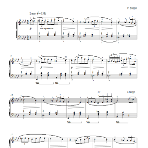 Frederic Chopin Waltz Op. 69, No. 1 Musik Noten - Piano Solo - 24410-0