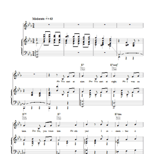 Frederick Loewe I Remember It Well Musik Noten - Piano, Vocal & Guitar Chords - 107490-0