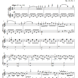 Friedrich Kuhlau Sonatina In C Major, Op. 20, No. 1 Musik Noten - Piano Solo - 64111-0