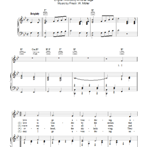 Friedrich W. Moller The Happy Wanderer (Val-De-Ri, Val-De-Ra) Musik Noten - Piano, Vocal & Guitar Chords - 42559-0