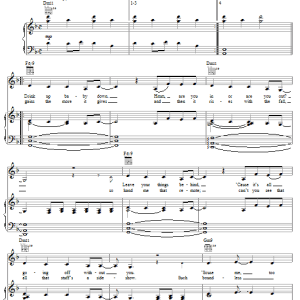 Frou Frou Let Go Musik Noten - Piano, Vocal & Guitar Chords - 51038-0