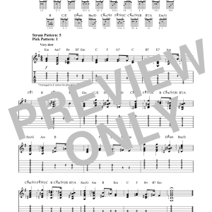 Fryderyk Chopin Prelude In C Minor, Op. 28, No. 20 Musik Noten - Easy Guitar Tab - 167507-0