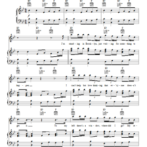 fun. One Foot Musik Noten - Piano, Vocal & Guitar Chords - 92888-0