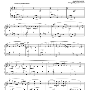 Gabriel Fauré Apres un reve (arr. Lee Evans) Musik Noten - Piano Solo - 163898-0