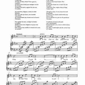 Gabriel Fauré En Priere Musik Noten - Piano & Vocal - 121659-0