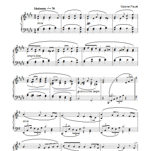 Gabriel Faure Poeme D'un Jour, Op. 21 Musik Noten - Piano Solo - 104372-0
