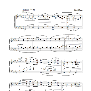 Gabriel Fauré Tendresse (from the Dolly Suite, Op.56) Musik Noten - Piano Solo - 31206-0