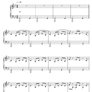 Gabriel Yared Des Orages Pour La Nuit (from Betty Blue) Musik Noten - Piano Solo - 40034-0